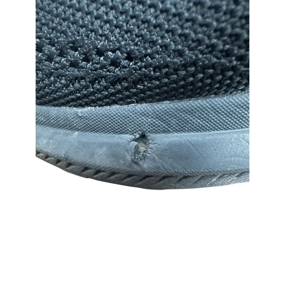 RUDIS Journey Knit Trainer Mens 10 Womens 11.5 Black Sneakers Shoes Athletic